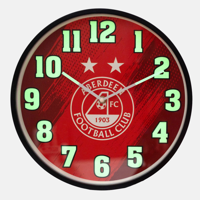 AFC GLOW IN DARK CLOCK