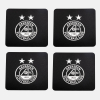 DONS LEATHER COASTERS - 4 PACK