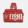 W-EI8HT WINNERS PINBADGE