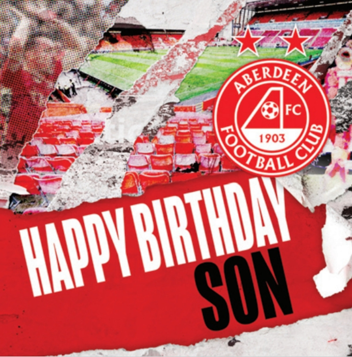POSTER SON BIRTHDAY CARD