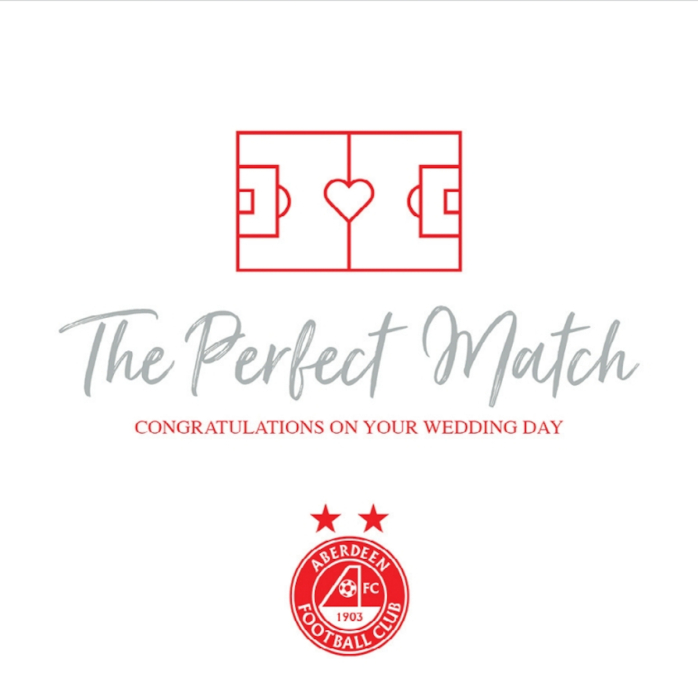 PERFECT MATCH WEDDING CARD