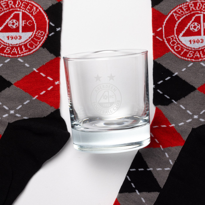 AFC WHISKY GLASS AND SOCKS