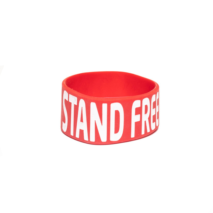 STAND FREE SILICONE WRISTBAND